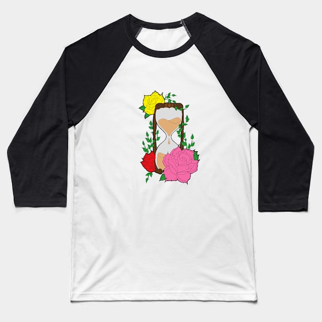 Hourglass Baseball T-Shirt by Artubble